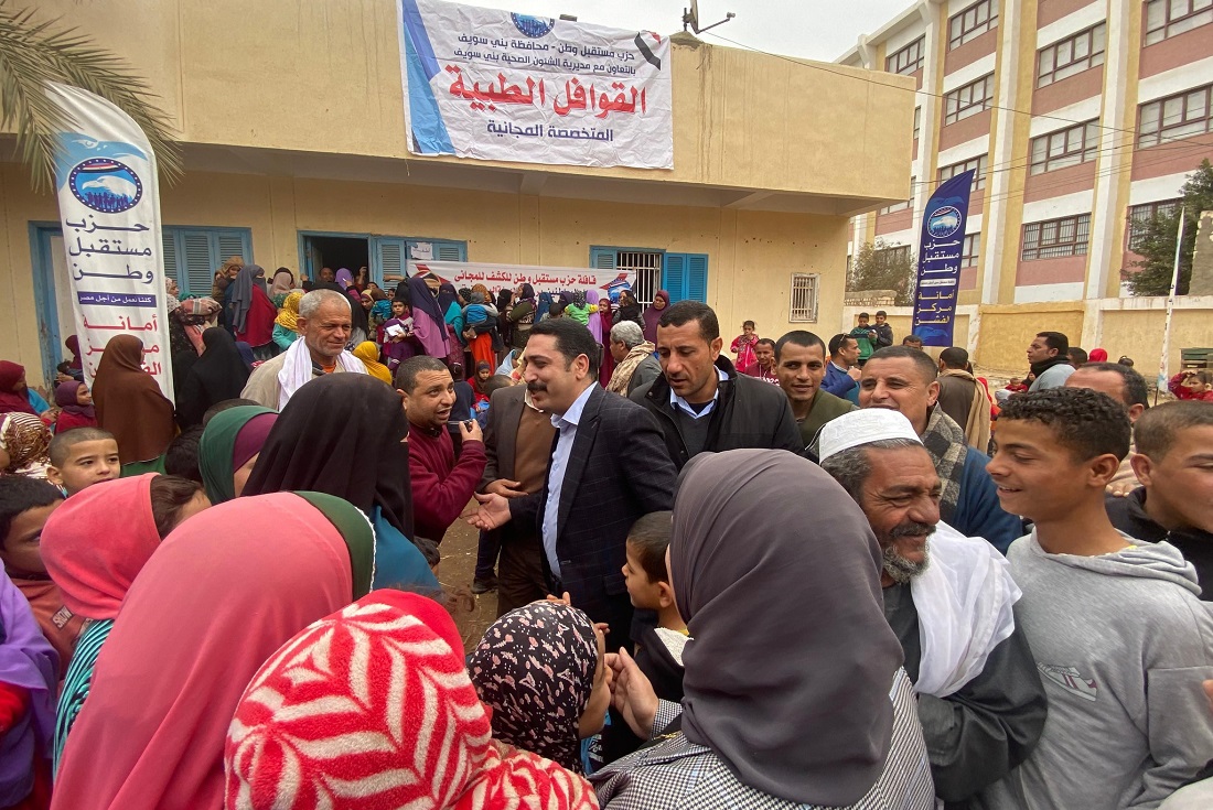3103 مستفيد من قوافل مستقبل وطن