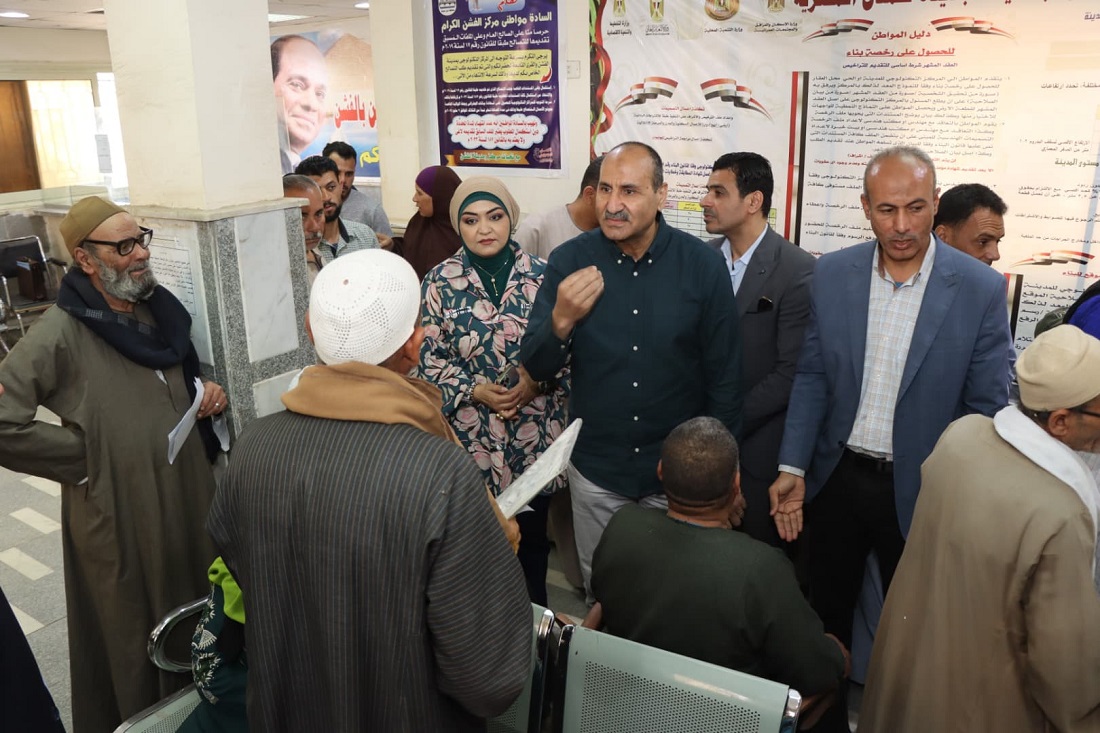 السكرتير العام المساعد يتابع منظومة التصالح