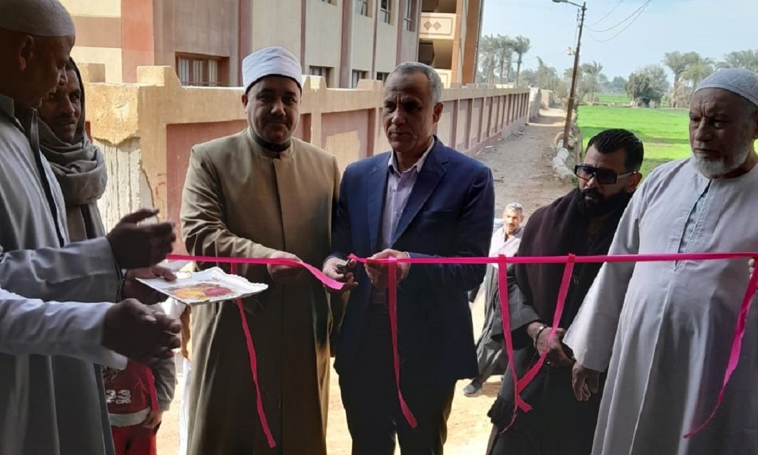 افتتاح مسجدي عزبة قطري ومنشأة عاصم