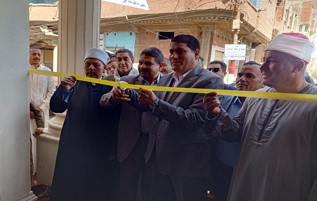 افتتاح مسجد قرية منهرو بعد تطويره