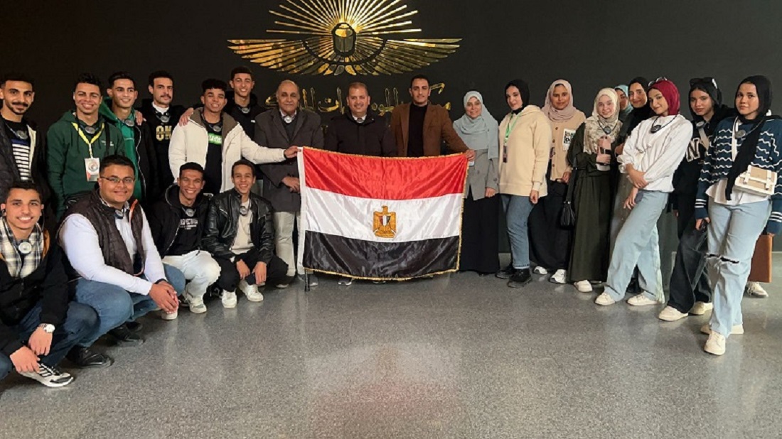 جامعة بني سويف في زيارة لهيئة المساحة