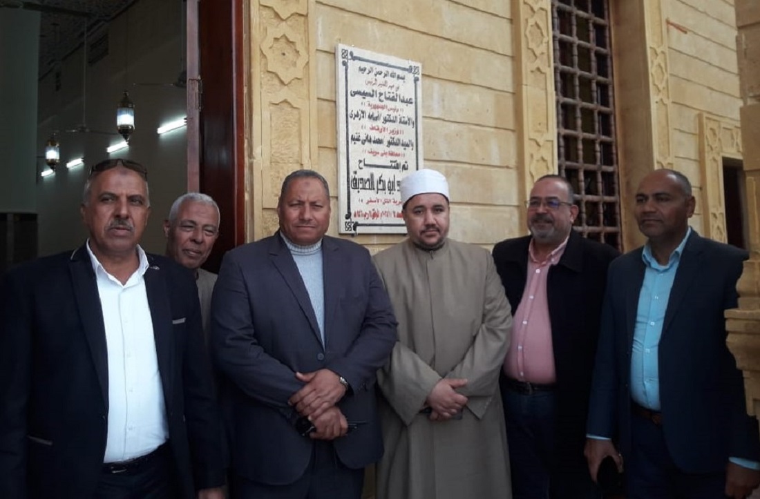 افتتاح مسجد أبوبكر بـ التل الأصفر