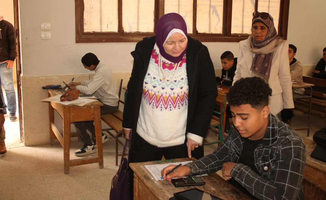 وكيل وزارة التعليم تتابع ختام امتحانات النقل