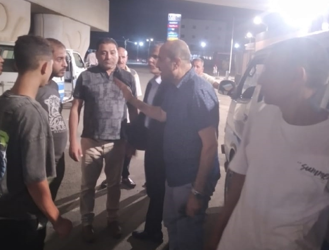 السكرتير العام المساعد يتفقدمجمع المواقف