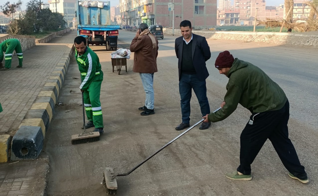 جهود تحسين الخدمات في اهناسيا مستمرة