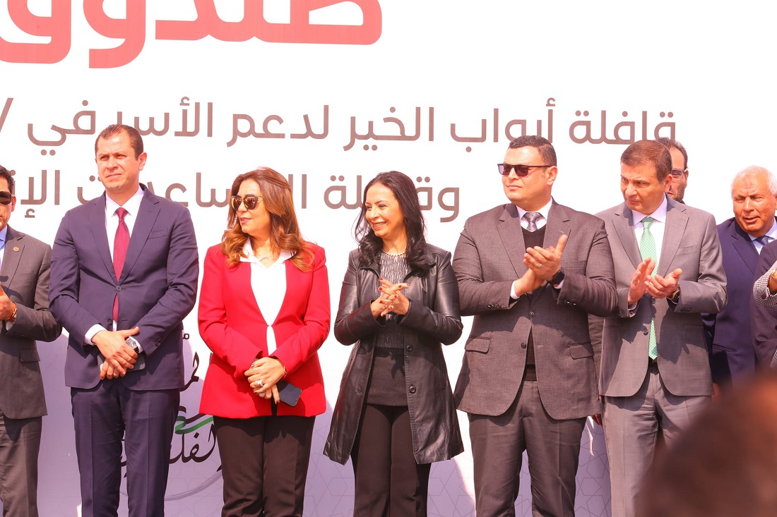 تحيا مصر تطلق قوافل أبواب الخير
