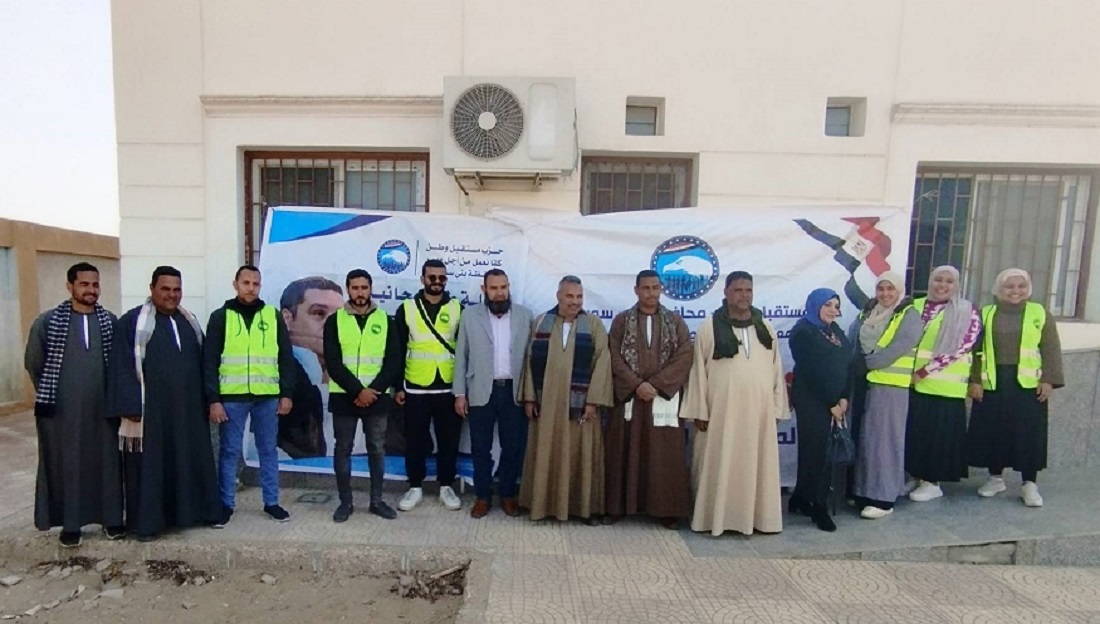 مستقبل وطن ينظم قافلة طبية بالكوم الأحمر