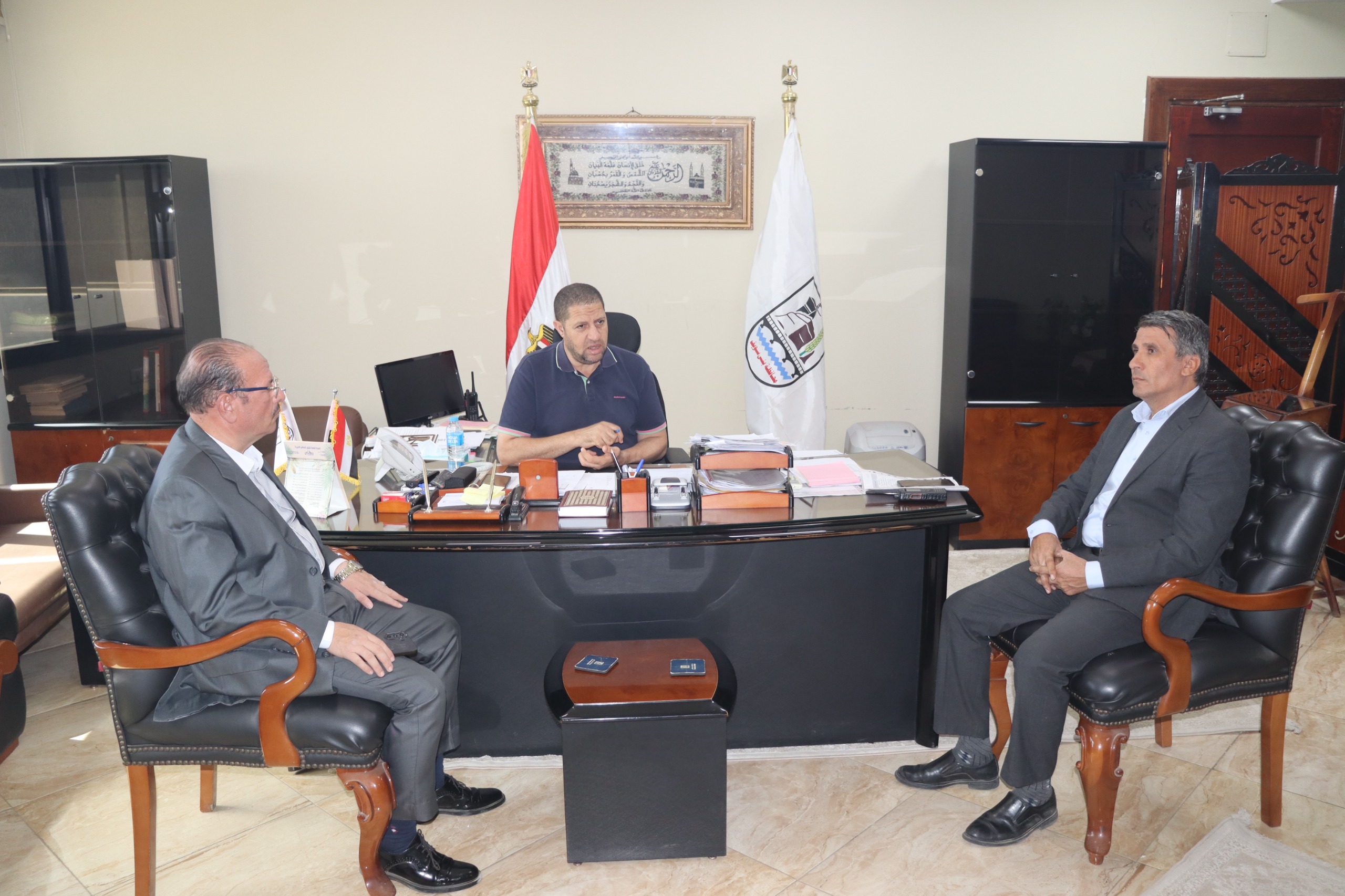 السكرتير العام يناقش مُستجدات المتغيرات المكانية في ناصر