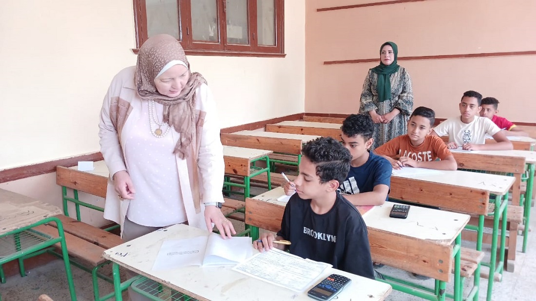 المحافظ يتابع ختام أعمال امتحانات نهاية العام