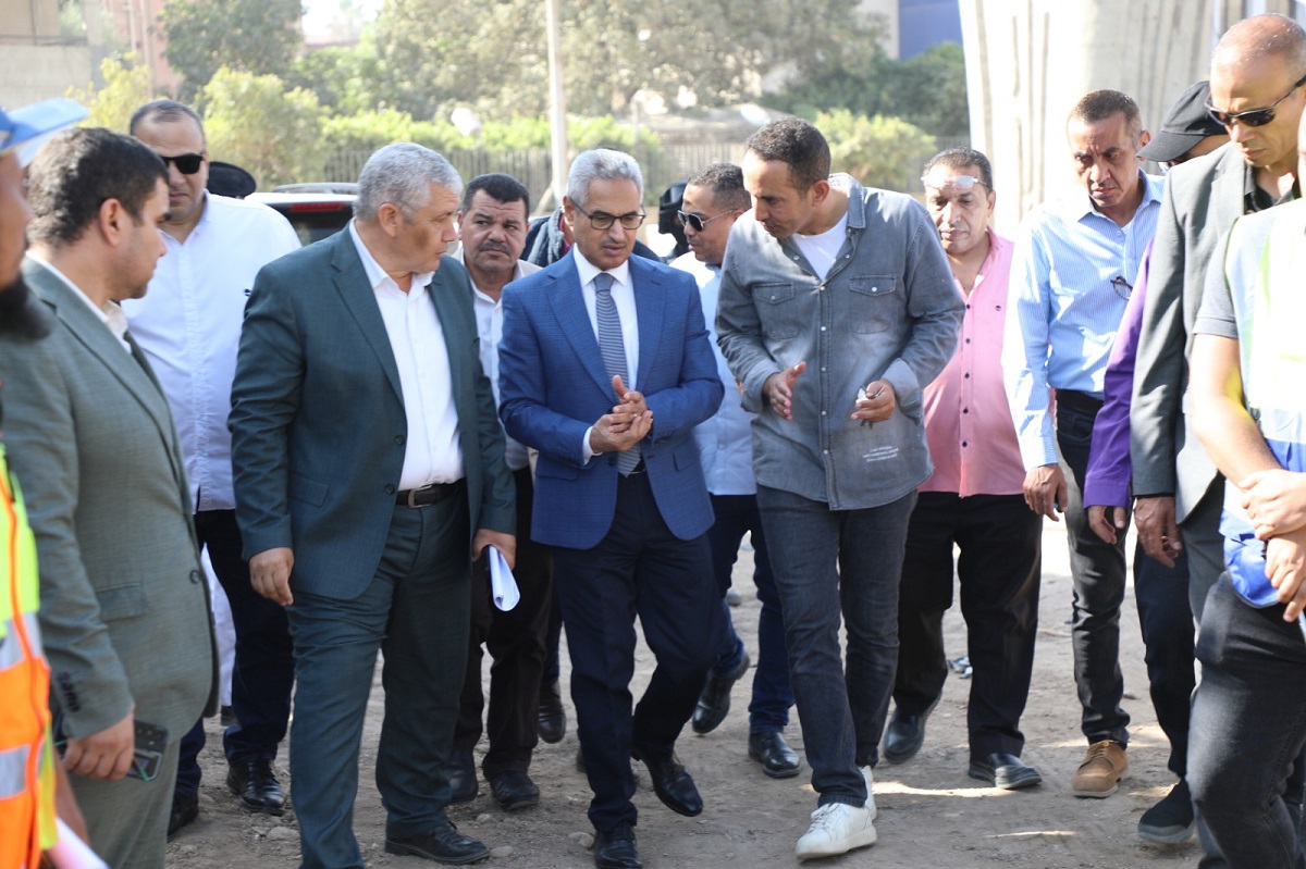 المحافظ يتفقد مستجدات المرحلة الأولى من كوبري الشاملة