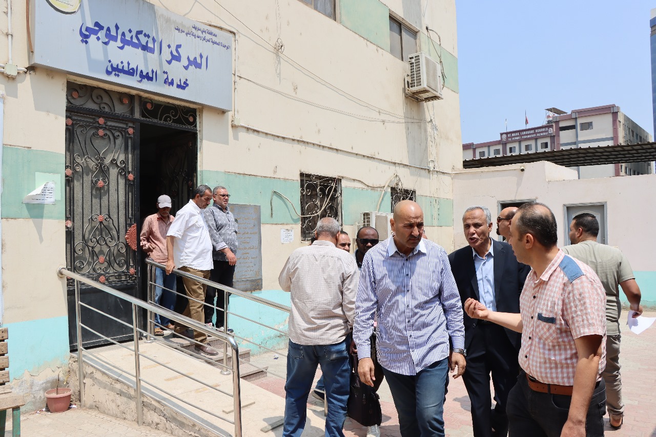 السكرتير العام المساعد يتابع منظومة التصالح