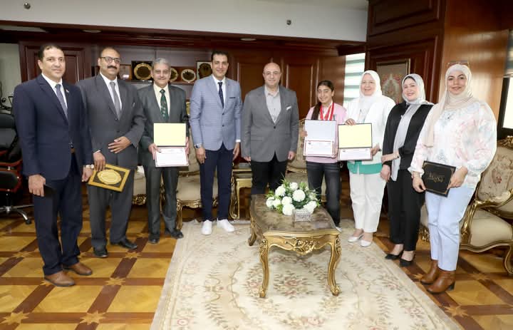تكرّيم البطلة شادية أحمد تقديراً لتفوقها الرياضي