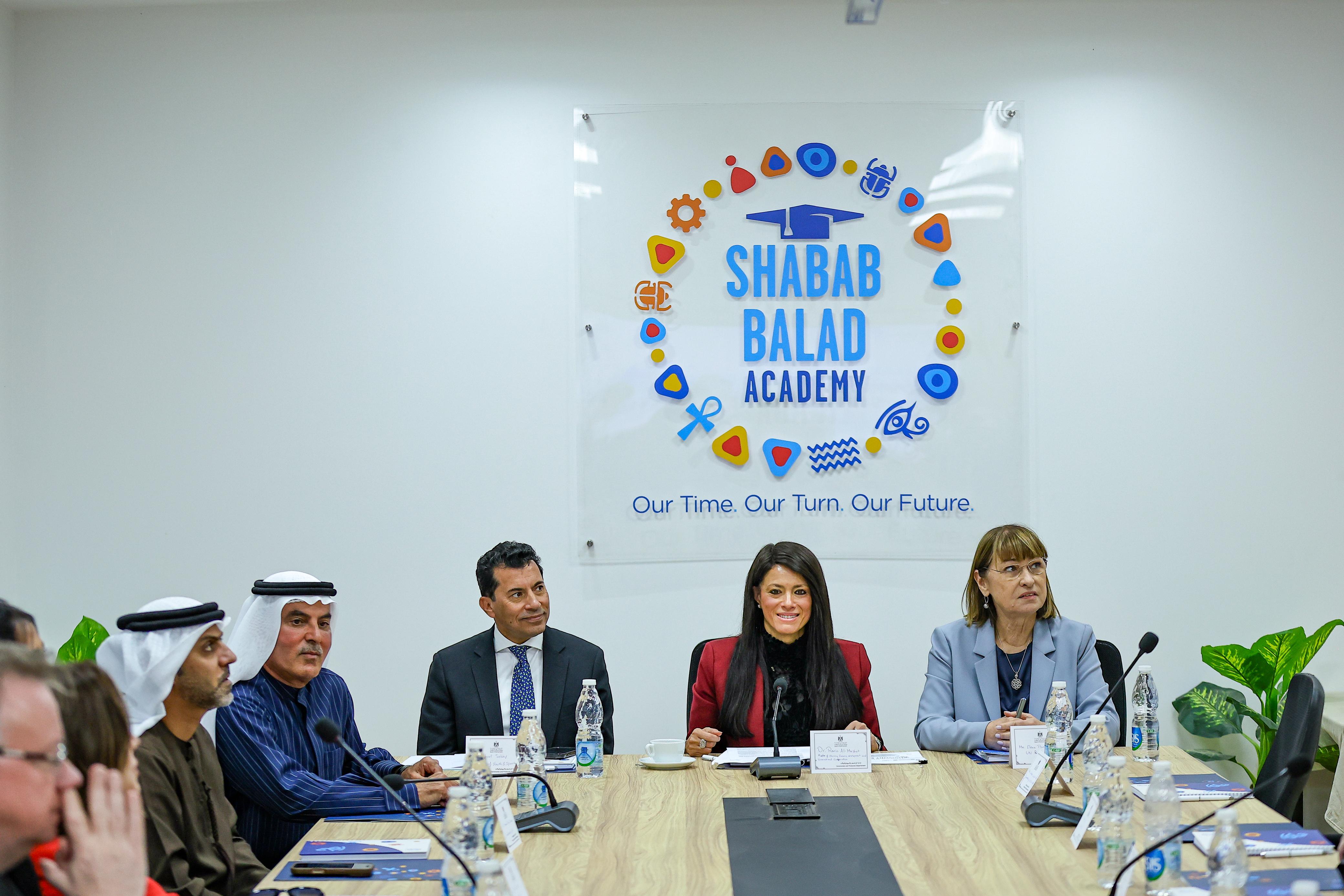 المشاط  تناقش و«شباب بلد» استراتيجيها مع الغرير