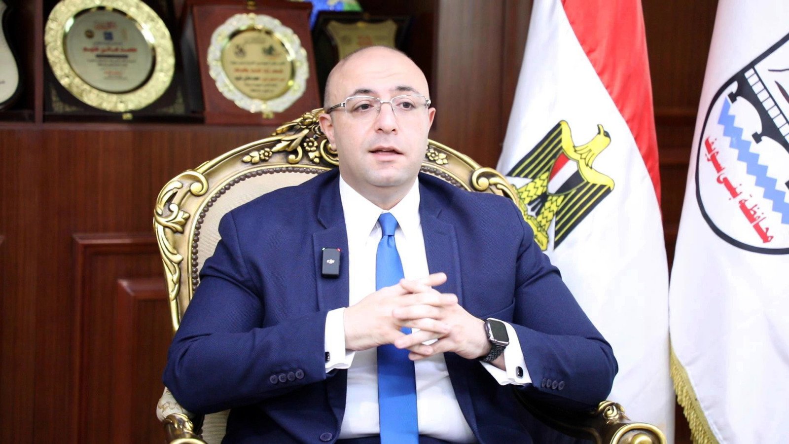 المحافظ يُهنئ قيادات الطوائف الكنسية بعيد القيامة