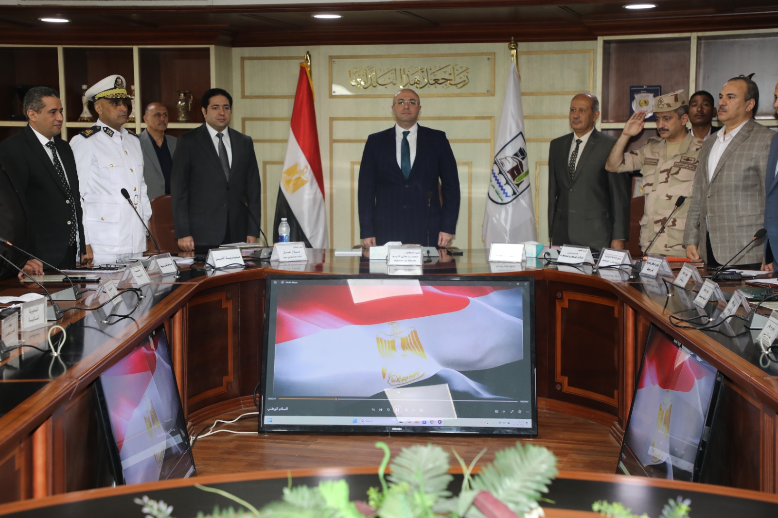 المحافظ يشكر القائمين علي انتخابات مجلس الشيوخ